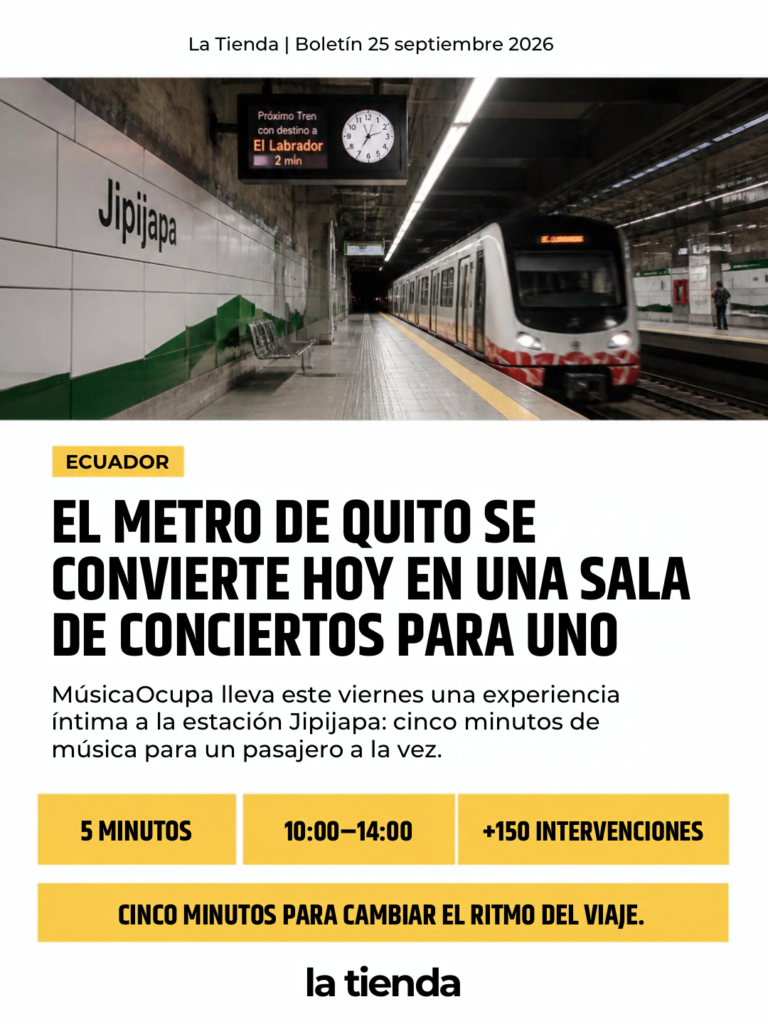 La Tienda | Boletín 25 septiembre 2026 - 1
