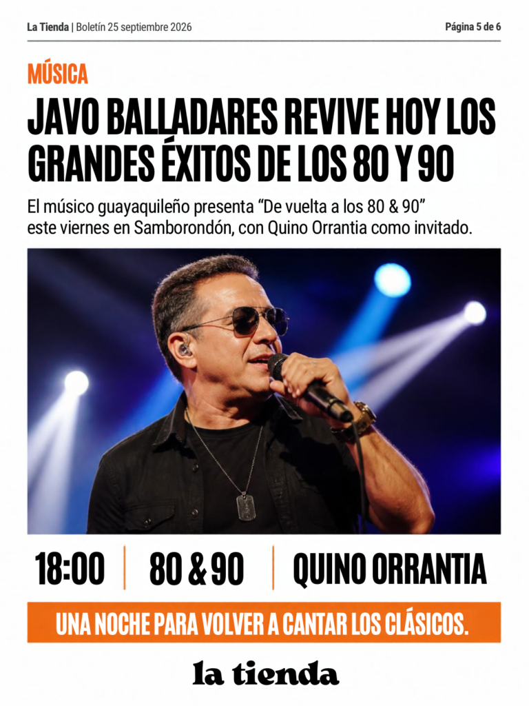 La Tienda | Boletín 25 septiembre 2026 - 5